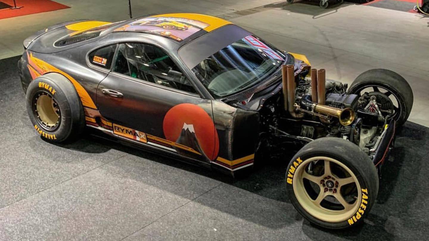 This MK4 Toyota Supra Hot Rod Drift Car Doesn't Care for Sacred Cows