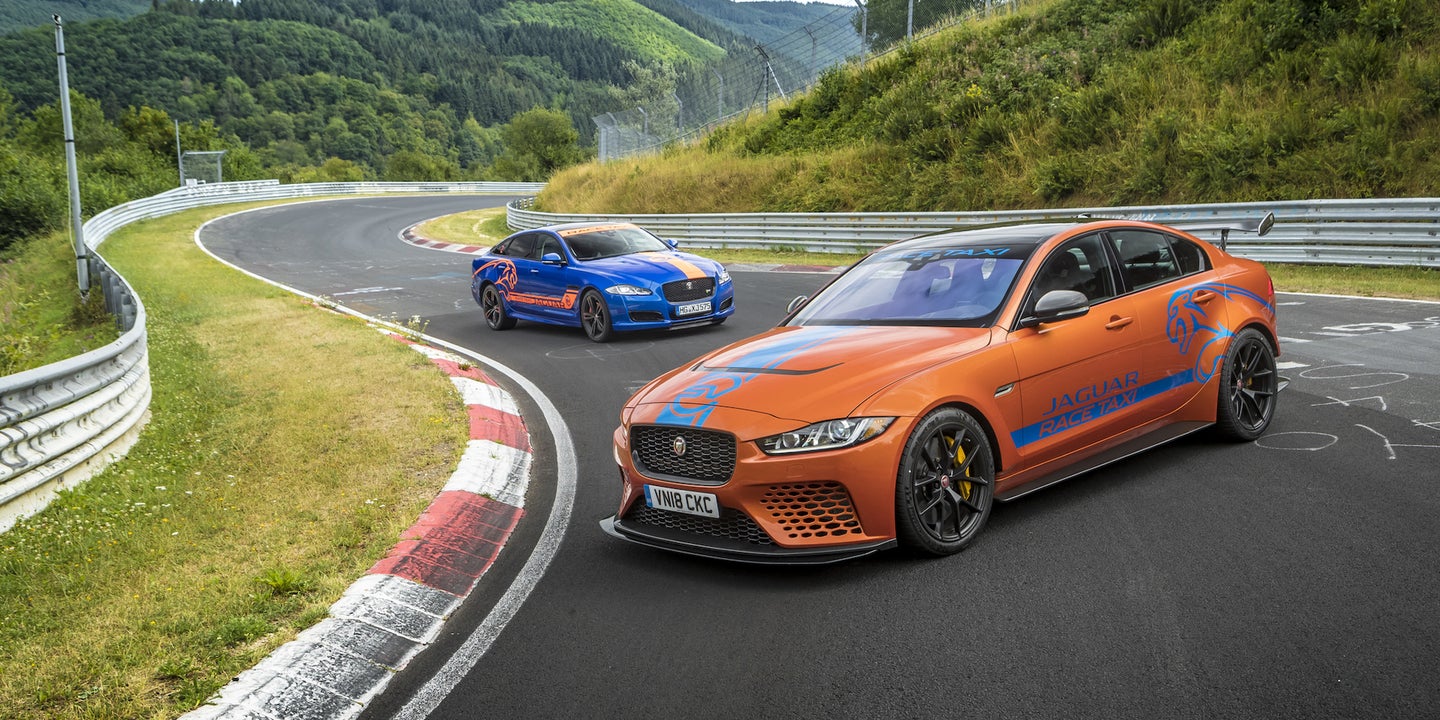 Take a Jaguar XE SV Project 8 for a Ride Around the Nürburgring