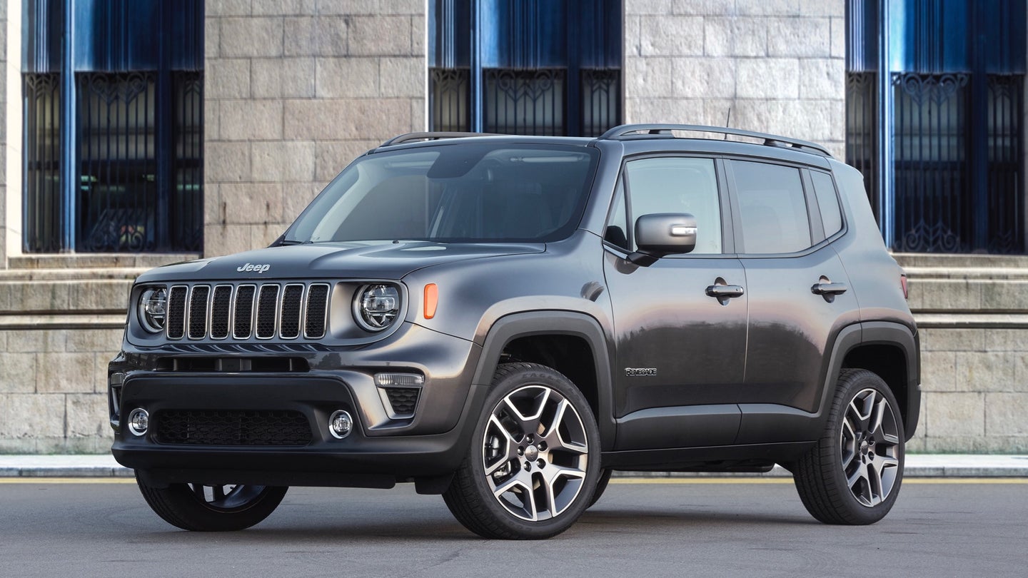FCA Will Make a Plug-In Hybrid Jeep Renegade by 2020