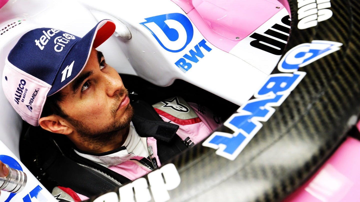 F1: Sergio Perez Renews Contract With Force India for 2019