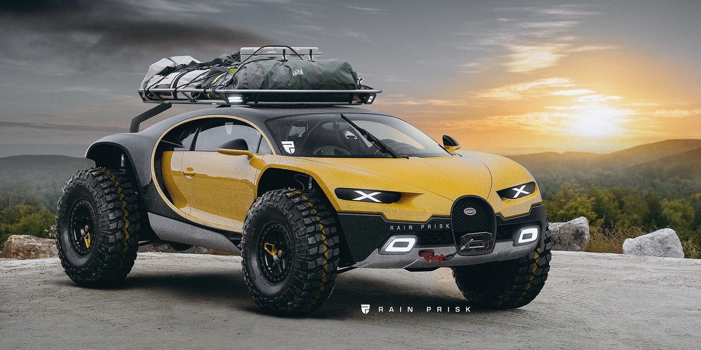 Someone Build This Bugatti Chiron Off-Road Racer and Take It to the Baja 1000