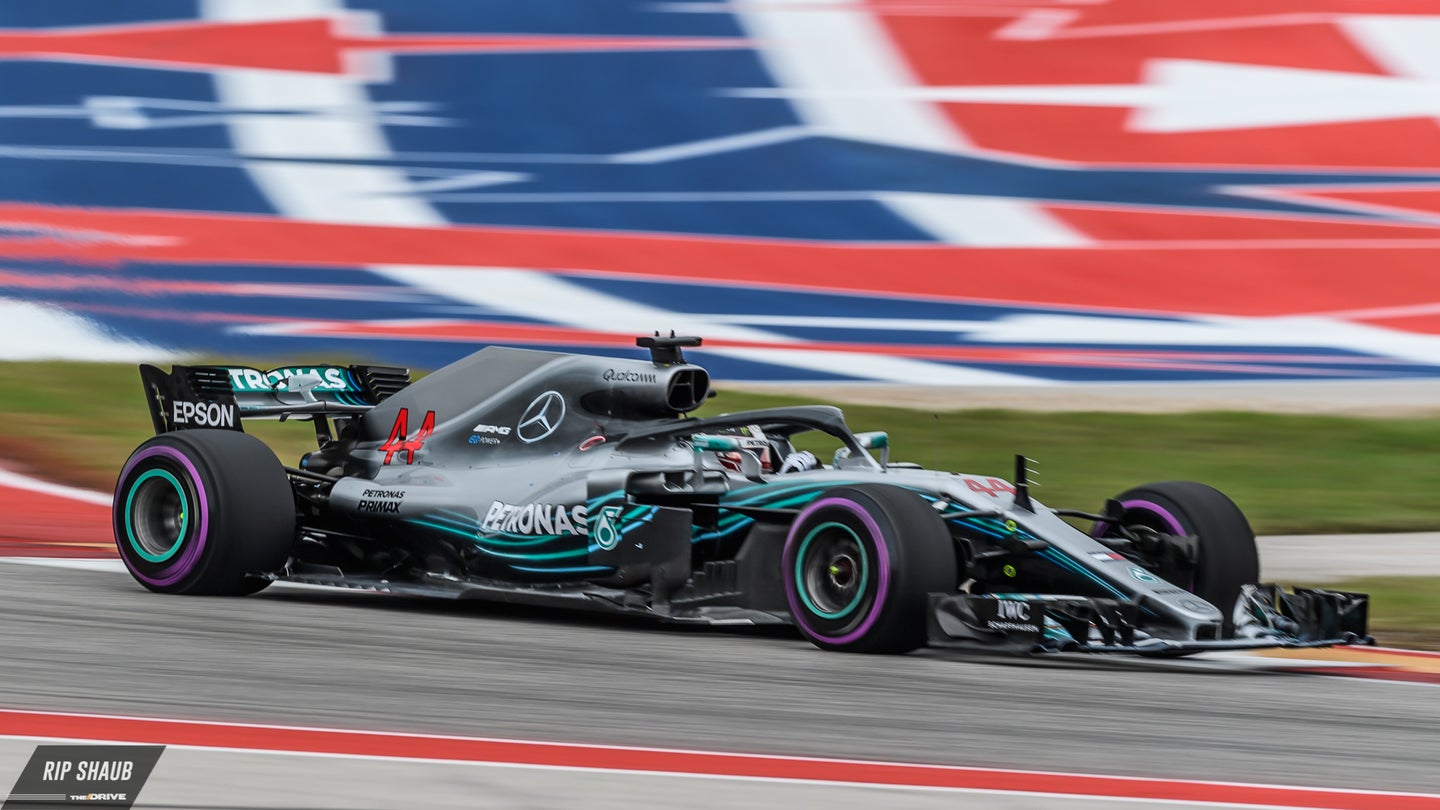 The Drive at US F1 GP: Hamilton Earns Pole on His Way to Fifth World Title