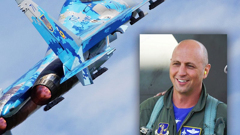 Lt. Col. Seth ‘Jethro’ Nehring Was USAF F-15 Pilot Who Died In Su-27 Crash In Ukraine