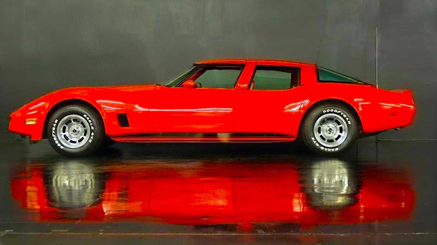 Buy This Four-Door C3 Chevrolet Corvette for Over $216K With the Family in Mind
