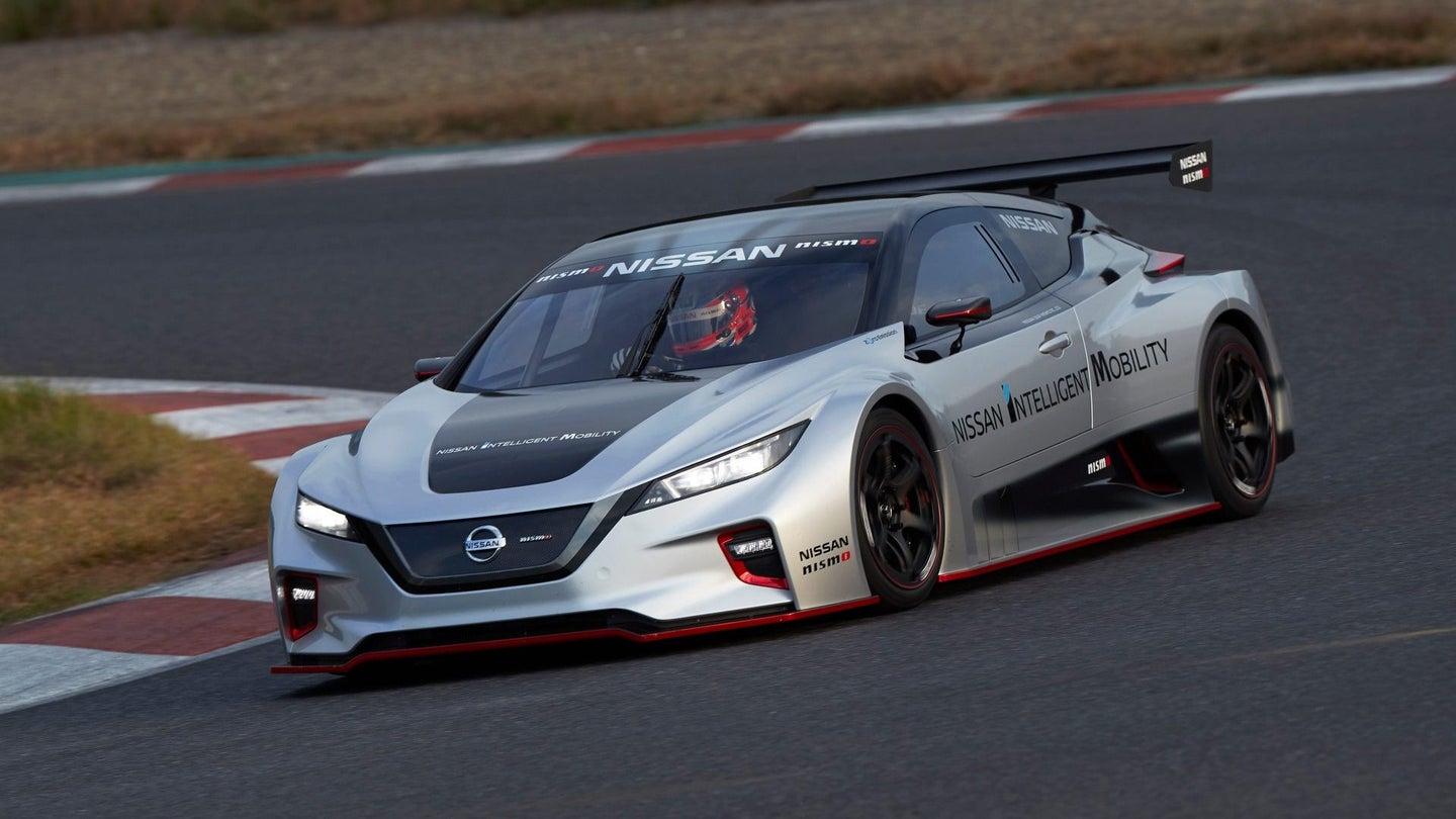 Nissan’s Leaf NISMO RC Electric Race Car Wows With 322 HP and AWD