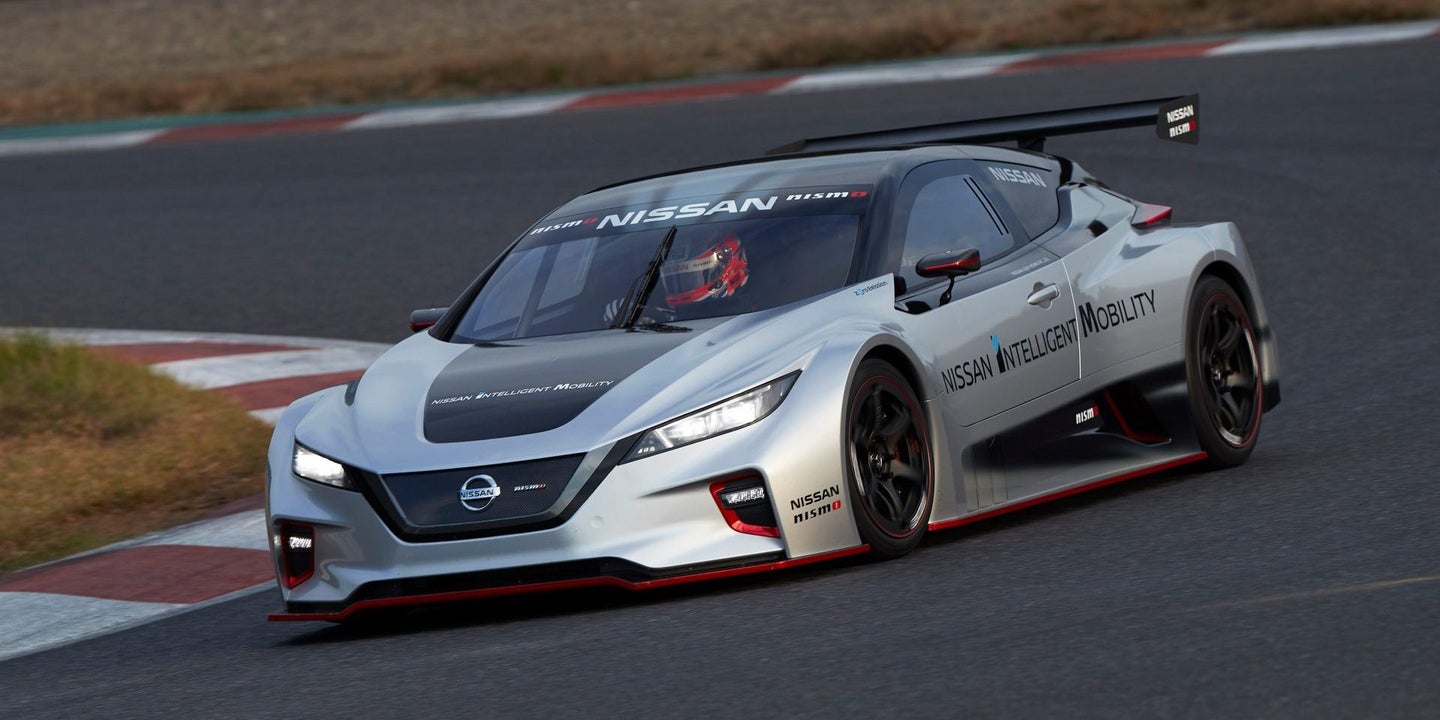 Nissan’s Leaf NISMO RC Electric Race Car Wows With 322 HP and AWD