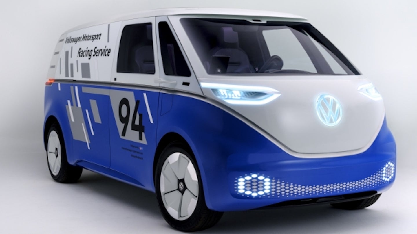 Volkswagen I.D. Buzz Cargo Concept Van is Race Team Ready for LA Auto Show