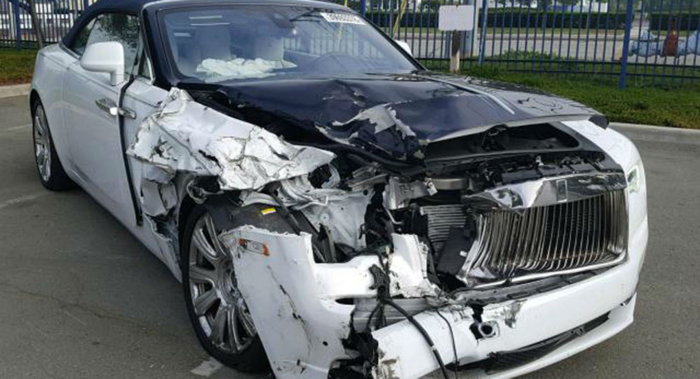 You Can Buy These Totaled Rolls-Royces for Half Price, If You’re Brave Enough