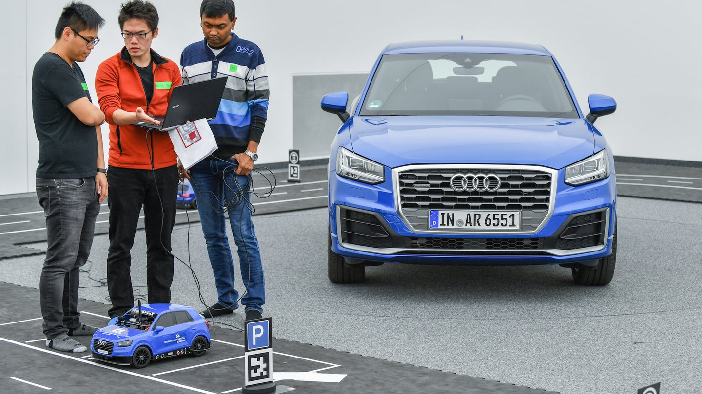 Audi&#8217;s Autonomous Cup Uses Tiny Cars to Test Big Technology, Inspire Future Coders