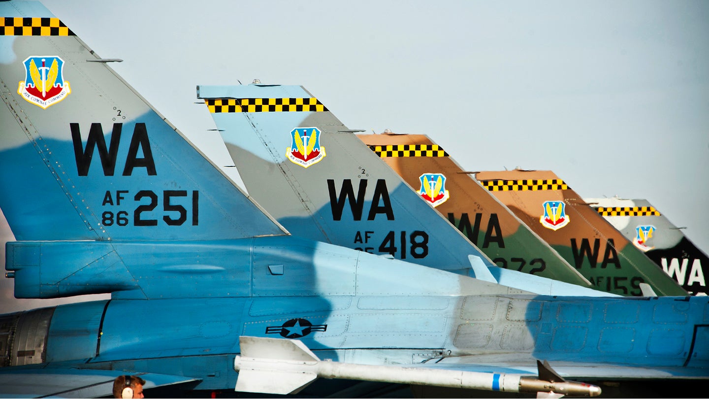 USAF Wing Boss Is Crowdsourcing New Paint Scheme For Aggressor F-16