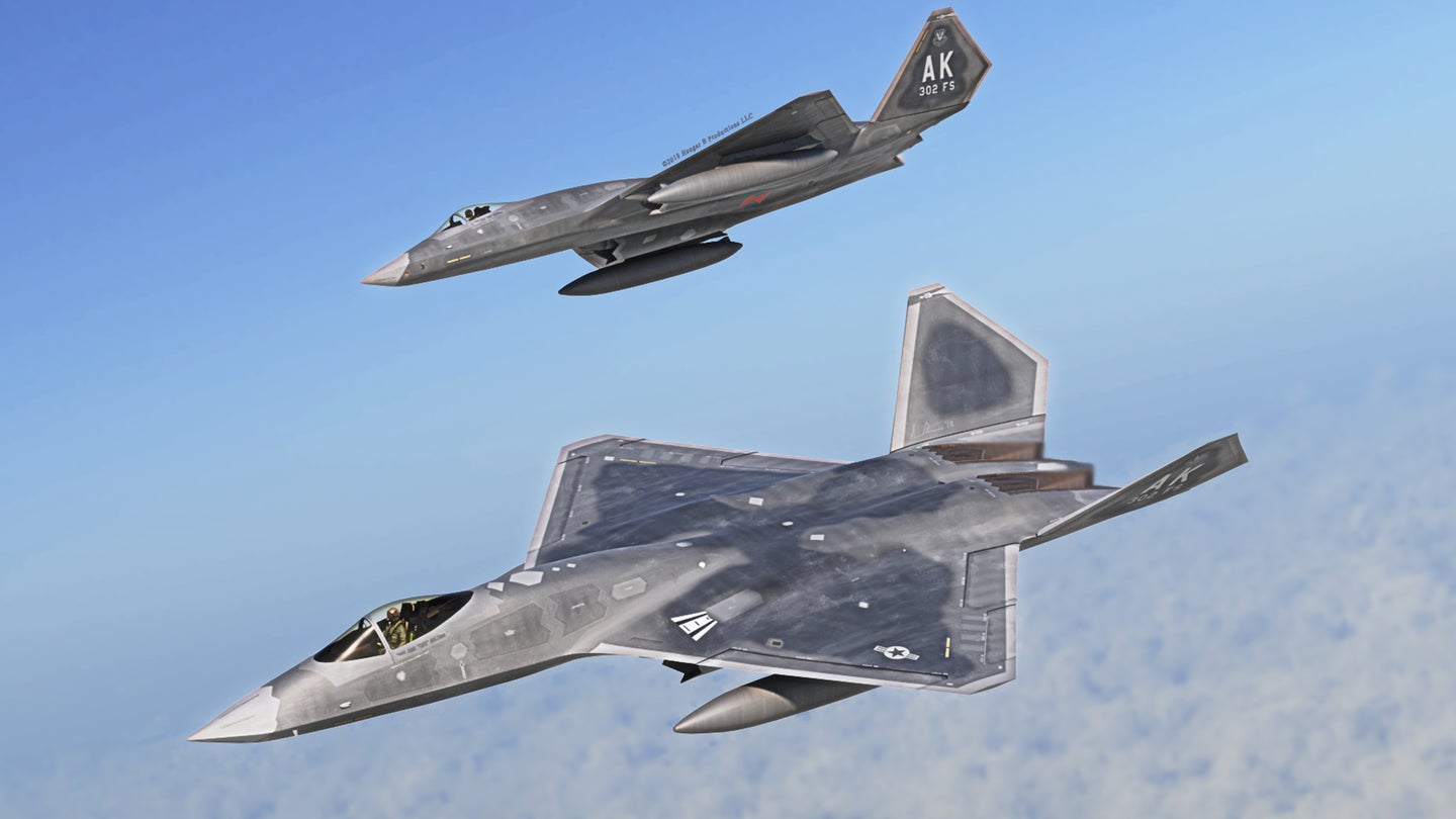 This Is What A Northrop F-23A Would&#8217;ve Looked Like If It Had Beaten Lockheed&#8217;s F-22