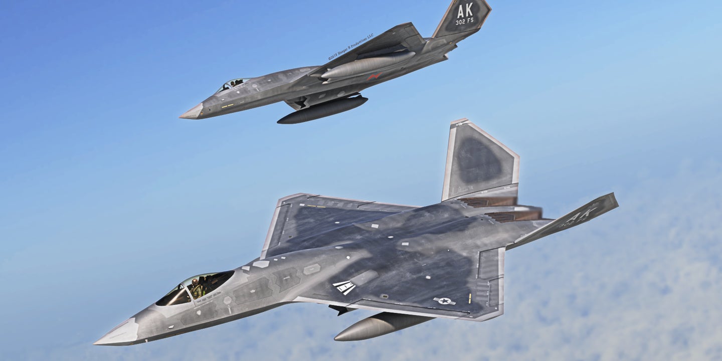This Is What A Northrop F-23A Would&#8217;ve Looked Like If It Had Beaten Lockheed&#8217;s F-22