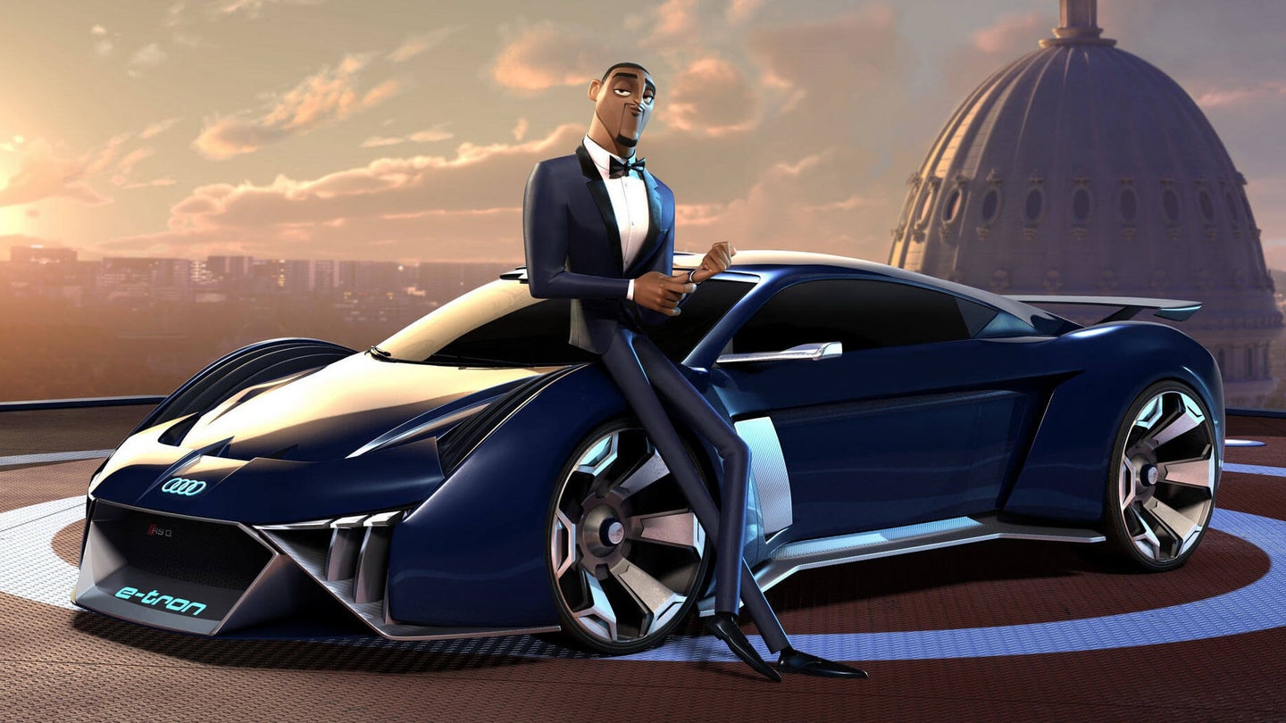 Audi Designs RSQ e-tron Electric Supercar for Upcoming Animated Movie Starring Will Smith