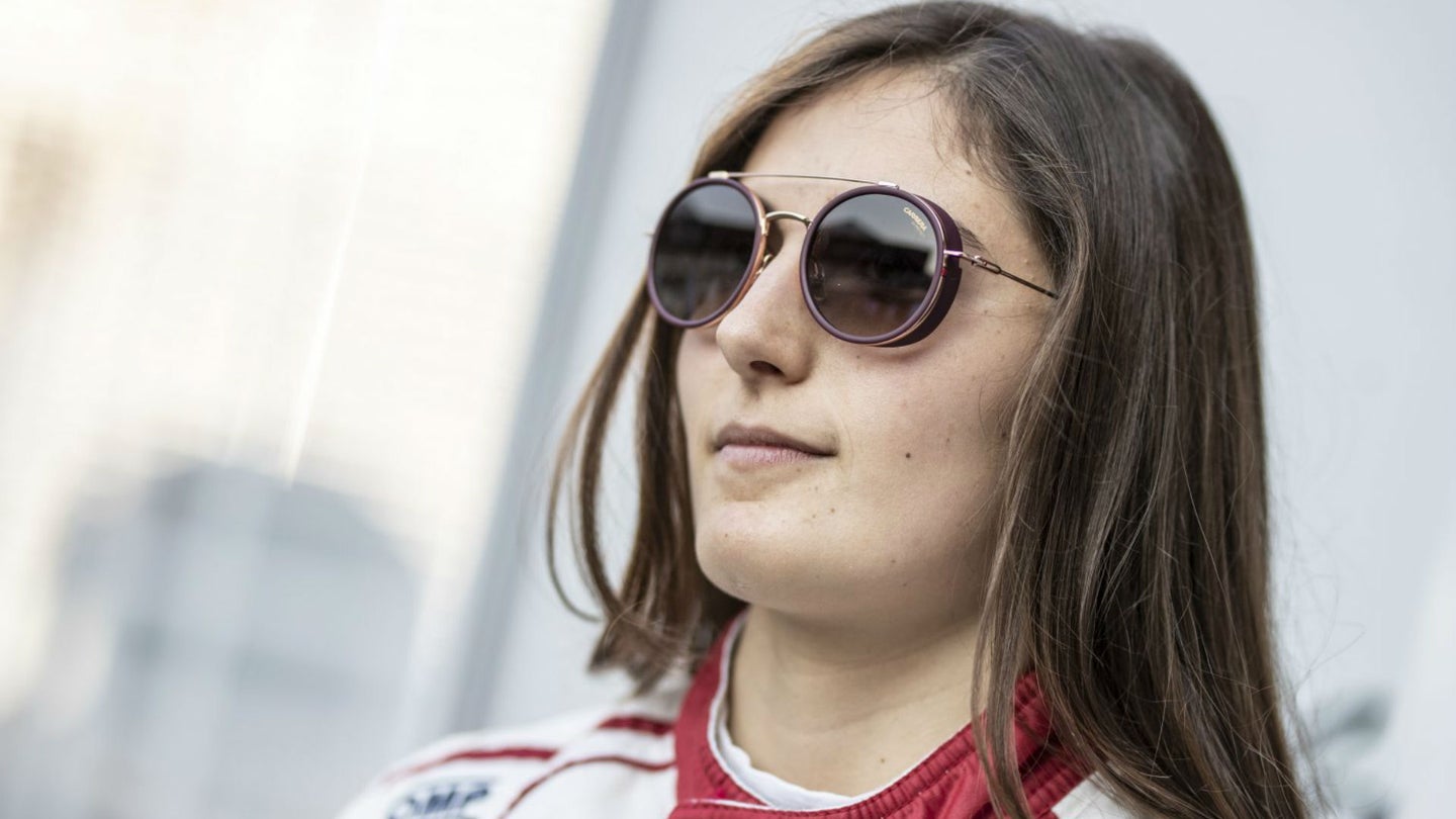Female F1 Test Driver Tatiana Calderon Says Women-Only W Series is a ‘Step Backward’