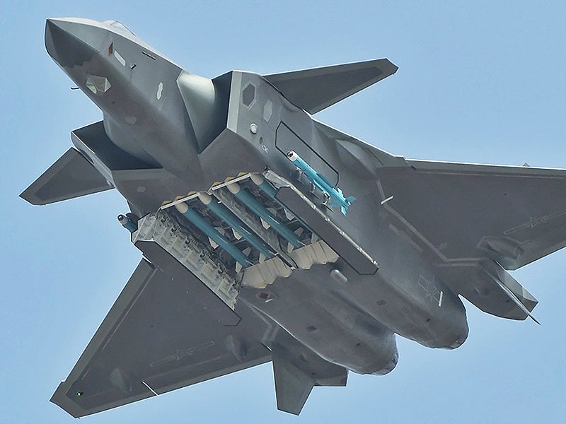 China’s J-20 Stealth Fighter Stuns By Brandishing Full Load Of Missiles At Zhuhai Air Show