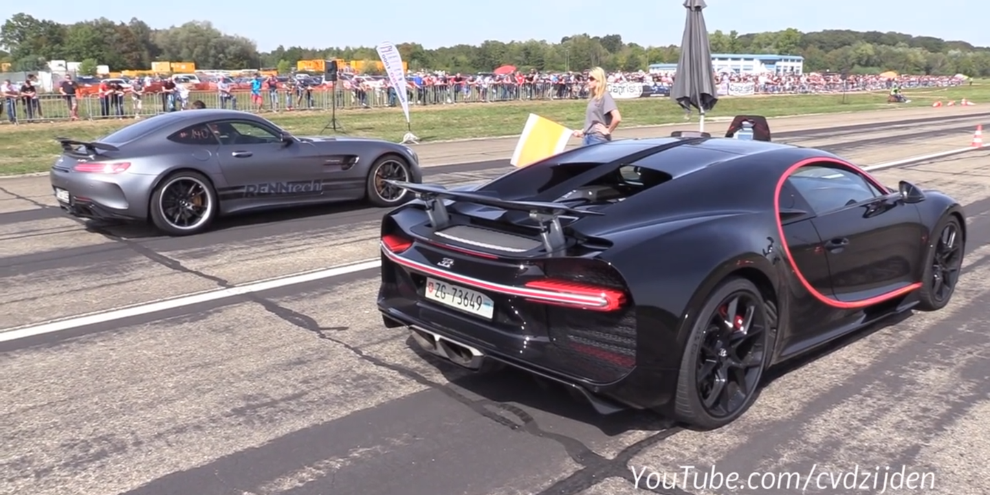 Listen to This 760 HP Mercedes-AMG GTR Take on Supercar Royalty in a 1,000-Meter Drag Race