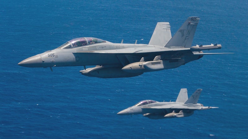 The Navy&#8217;s New Jammers For Its EA-18G Growlers Cut Back Their Range More Than The Old Pods