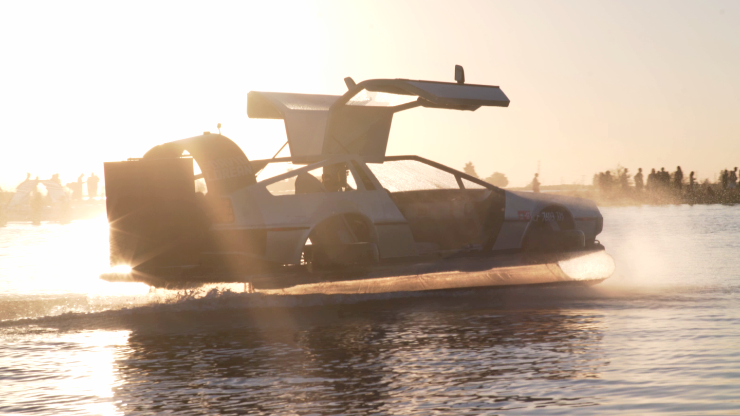 Buy This Outrageous DeLorean Hovercraft and Own Your Neighborhood