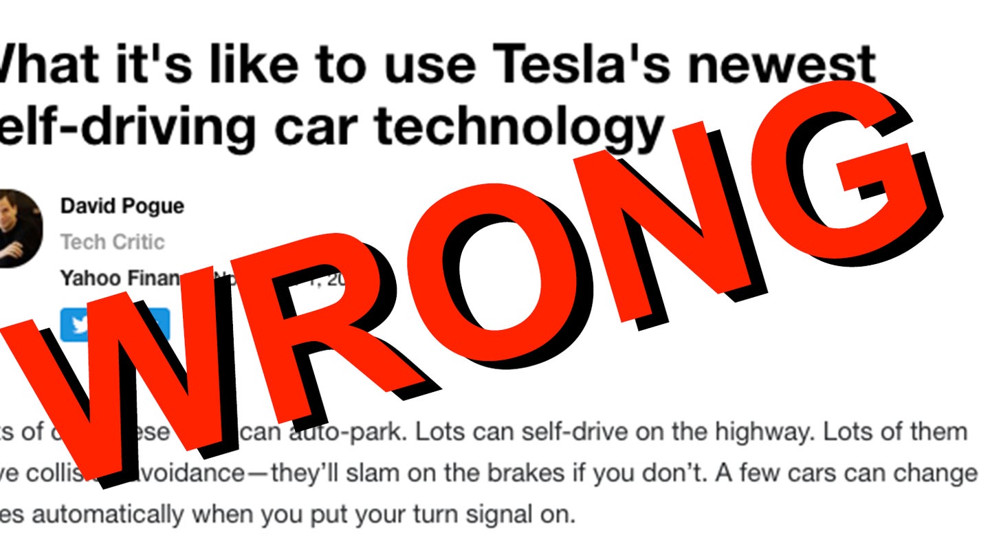 How The Media Gets Tesla Wrong: the David Pogue Edition