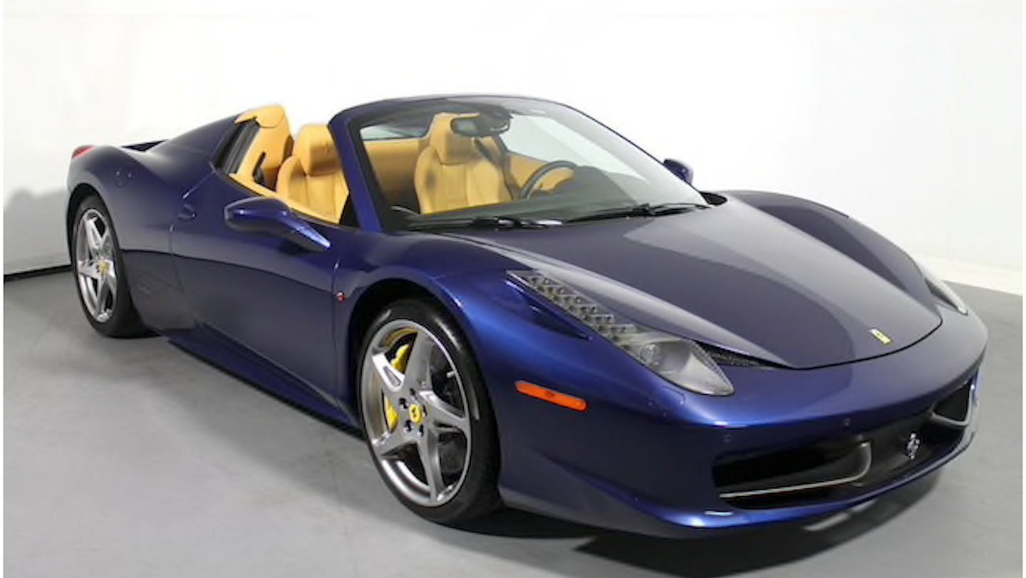 Man Sues NYC Garage for Crashing Ferrari 458 Spider, Diminishing Value by $140,000