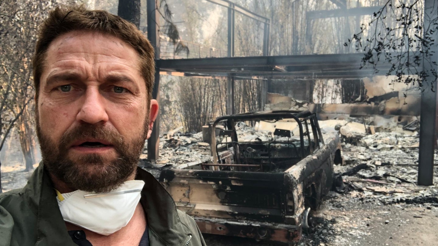 <em>300</em> Star Gerard Butler&#8217;s Classic Ford Bronco Destroyed in Malibu Wildfire Along With His Home