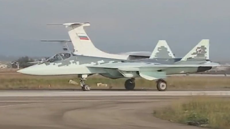 Russia Releases First Official Video Of Its Su-57s On Their Absurdly Short Trip To Syria