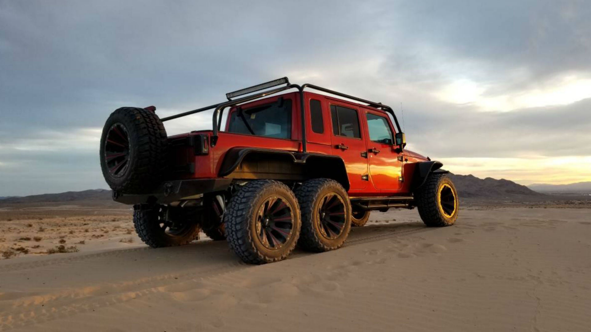 You Can Buy This Hellcat-Powered Jeep Wrangler 6x6 Pickup for Just $290K
