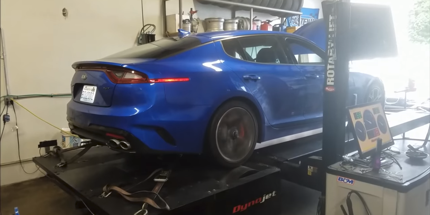 Here’s What a 400-HP Kia Stinger GT With the Mufflers Cut Off Sounds Like