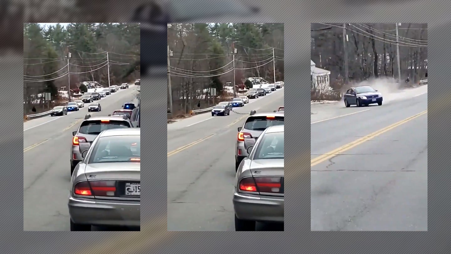 Watch a High-Speed Police Pursuit End With Vicious Crash Into Innocent Bystanders