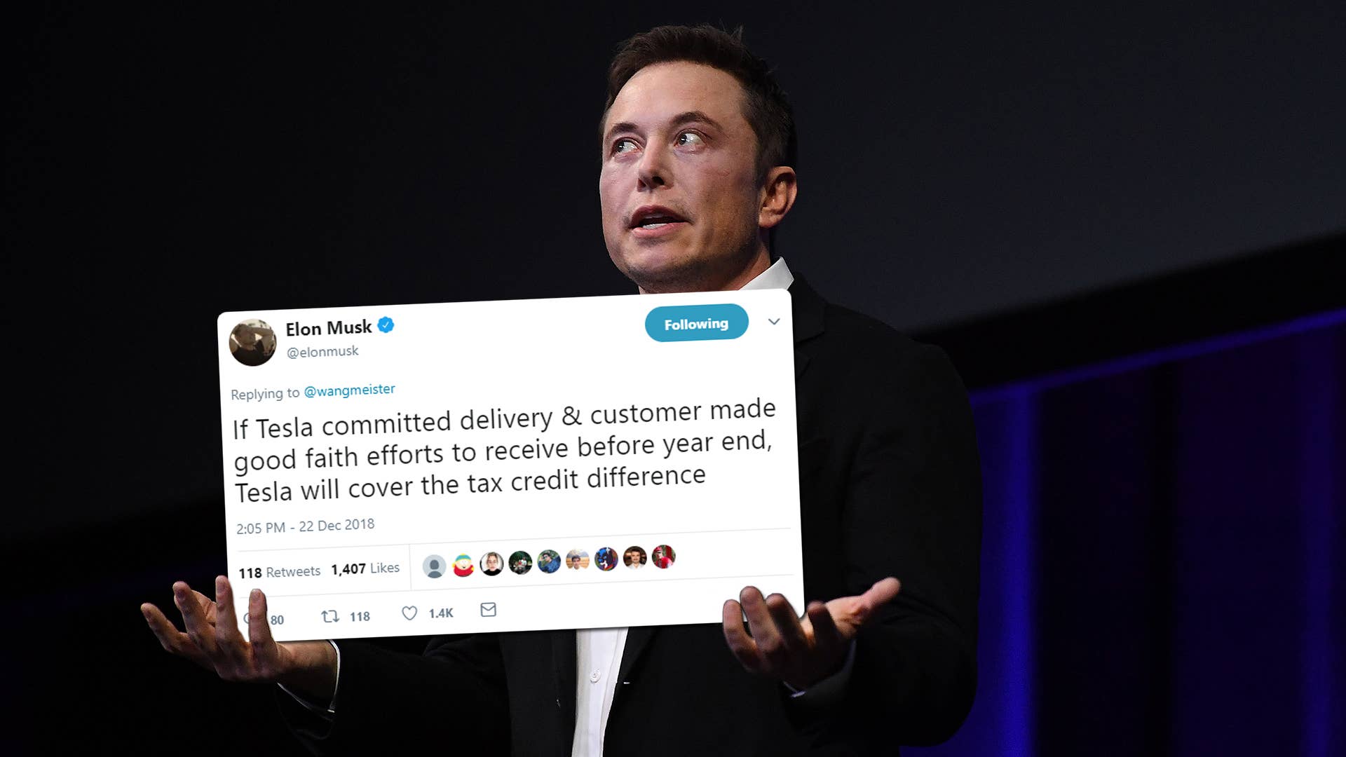Elon Musk Promises to Repay Tax Credit if Tesla Misses ...