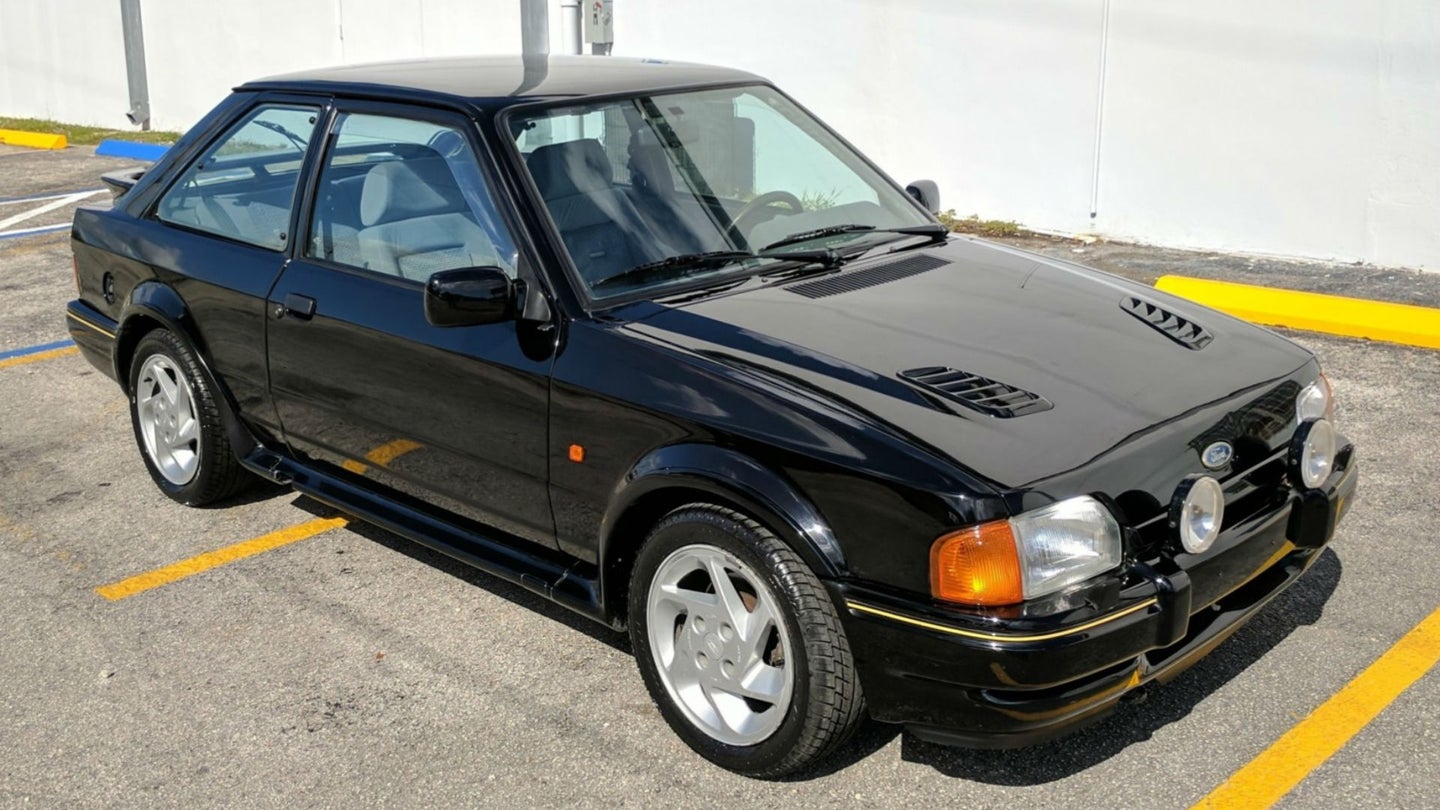 This 1988 Ford Escort RS Turbo Is America’s Forbidden Rally Fruit, and Now You Can Buy It