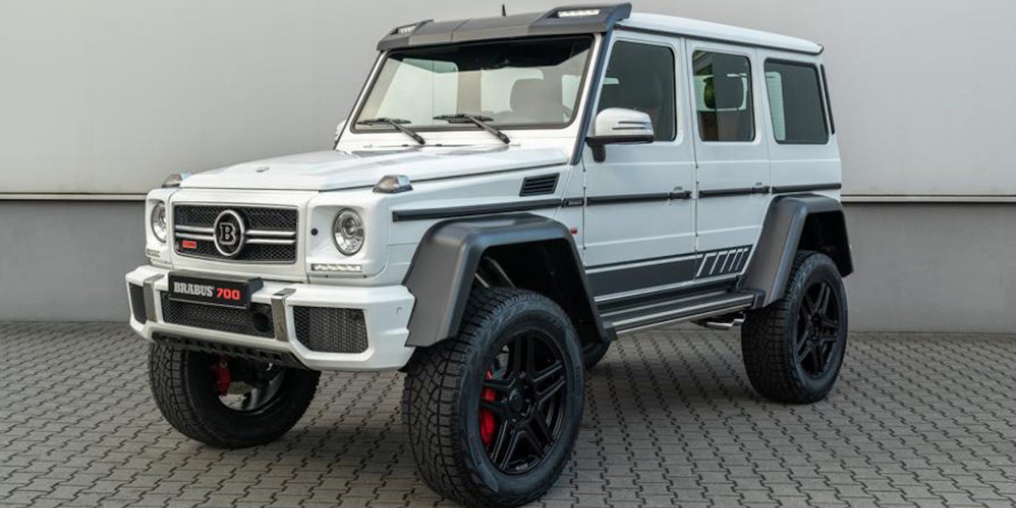 New Brabus 700 4×4 Squared Is the Ultimate Bragadocious G-Wagen