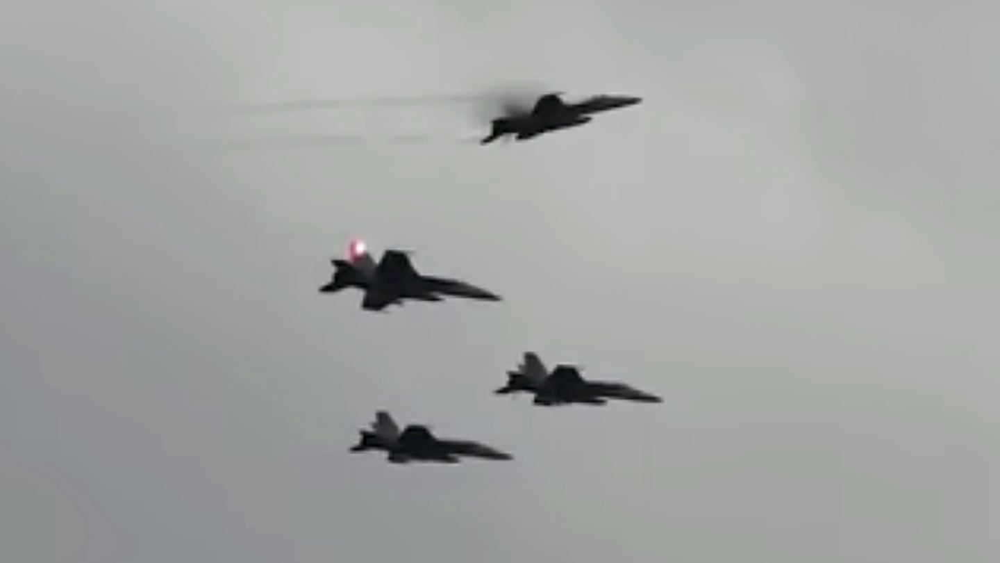 The Best Videos Of Hornets Executing A Moving Missing Man Formation For Bush’s Funeral
