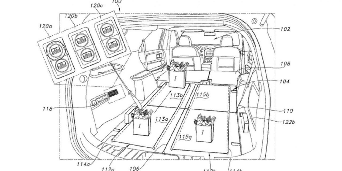 Ford Patents Trunk Conveyor Belts to Load Groceries Into Your Giant SUV