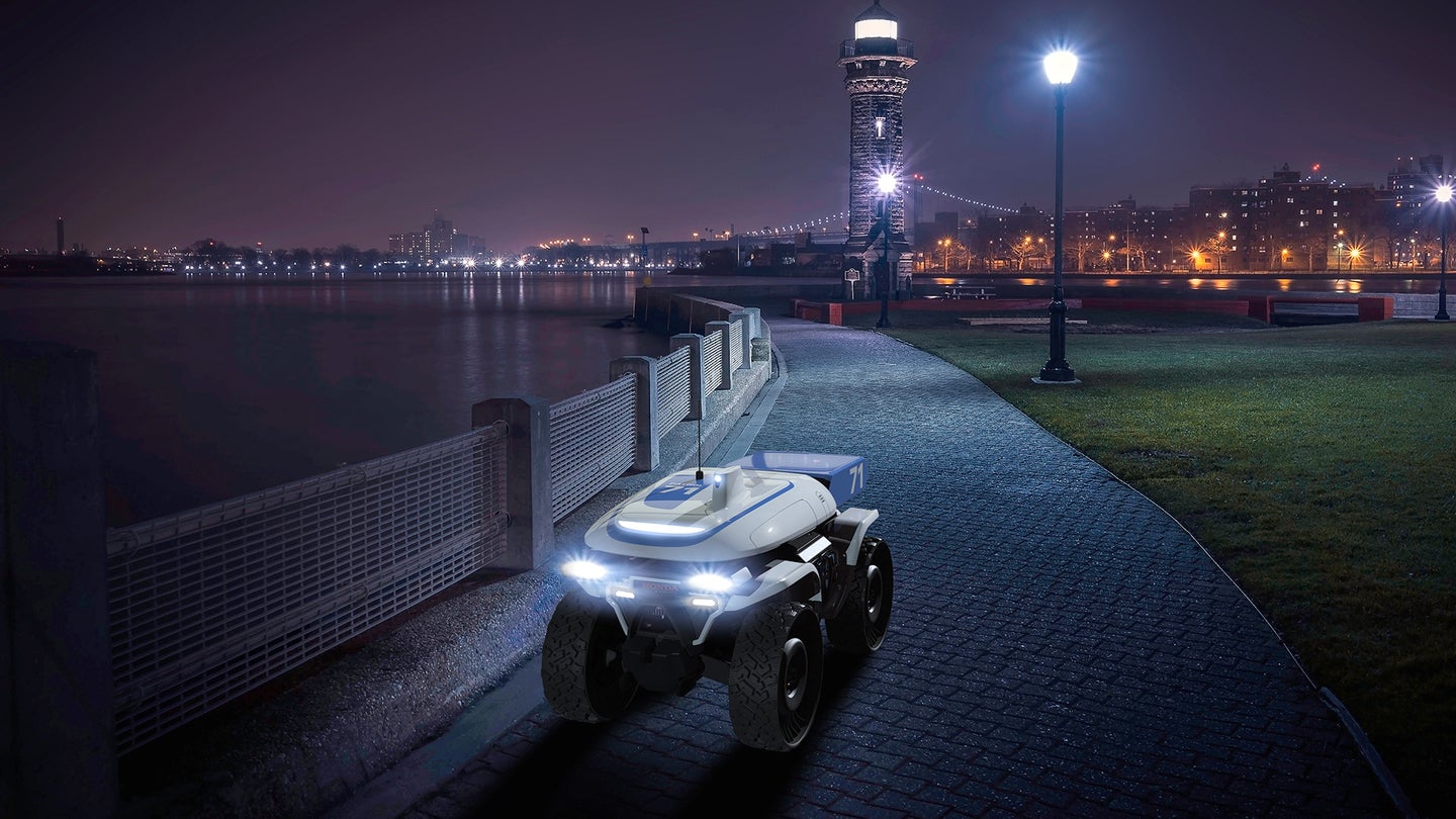Honda’s New ‘Autonomous Work Vehicle’ Robot Takes Self-Driving Technology Into the Wild