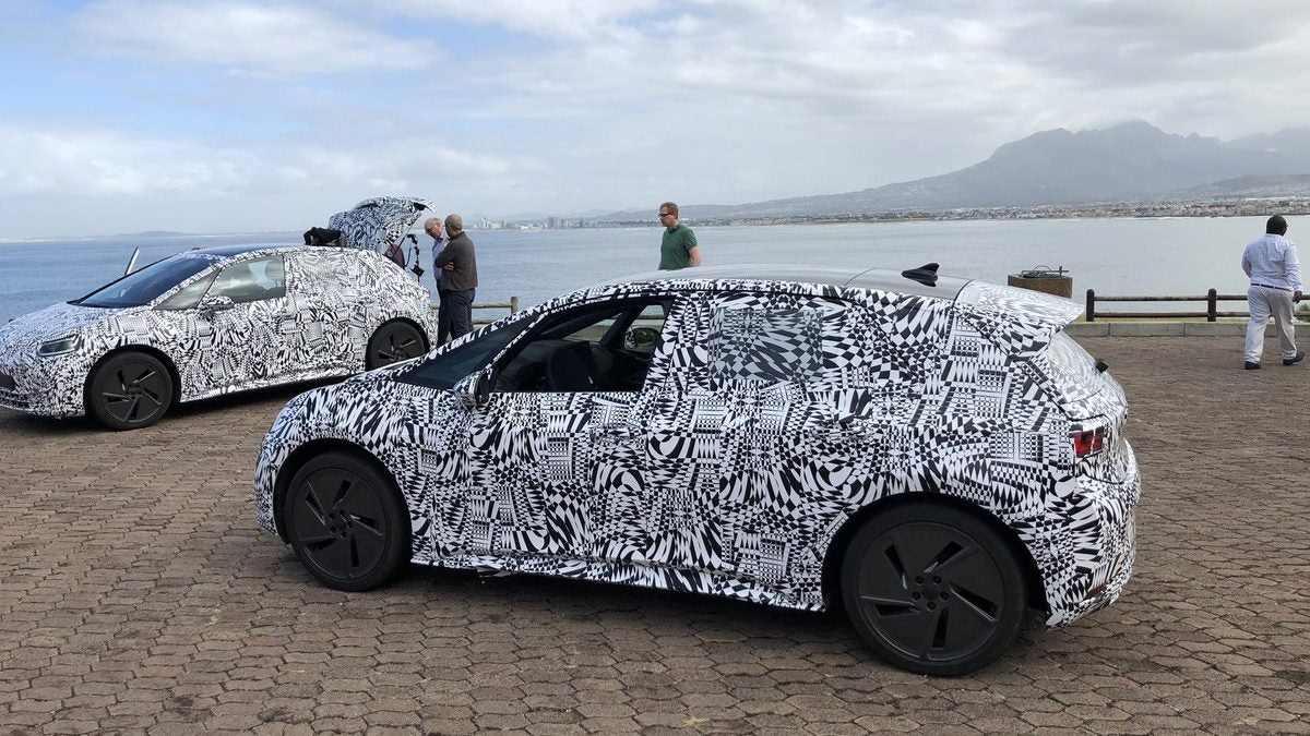 Camouflaged Volkswagen I.D. Electric Hatchbacks Spotted Testing in South Africa