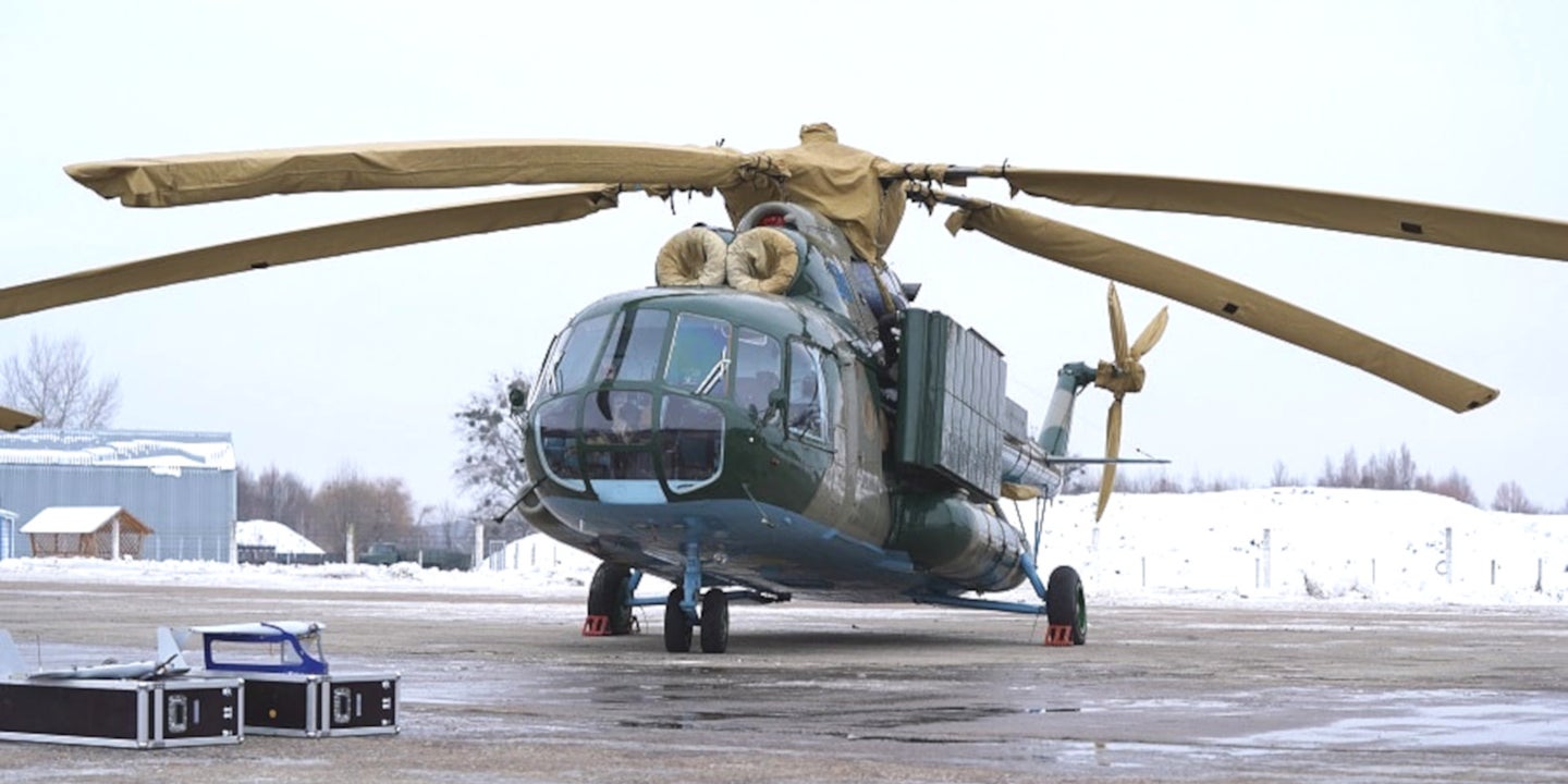 Ukraine Returns Electronic Warfare Choppers To Service Amid Fears Of War With Russia