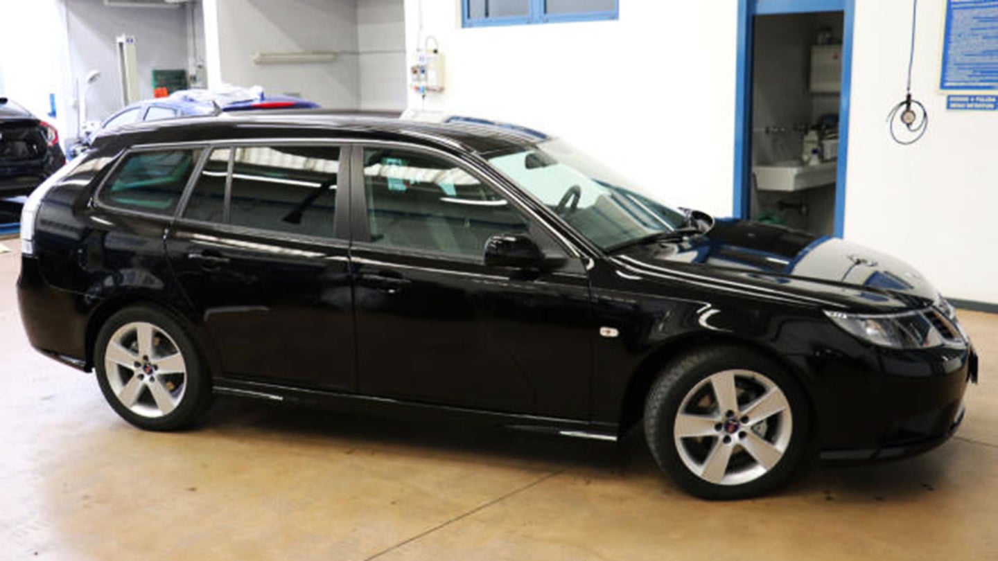 The World&#8217;s Last Brand New Saab For Sale Is a Diesel Manual 9-3 Station Wagon