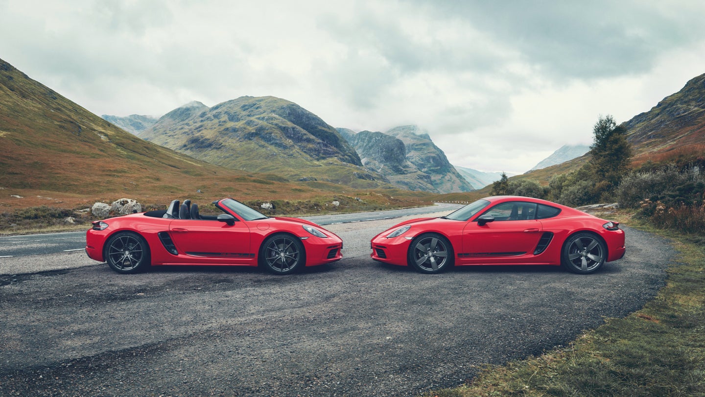 2019 Porsche 718 Boxster and Cayman T: The No-Nonsense, Lightweight 2-Seater You Need
