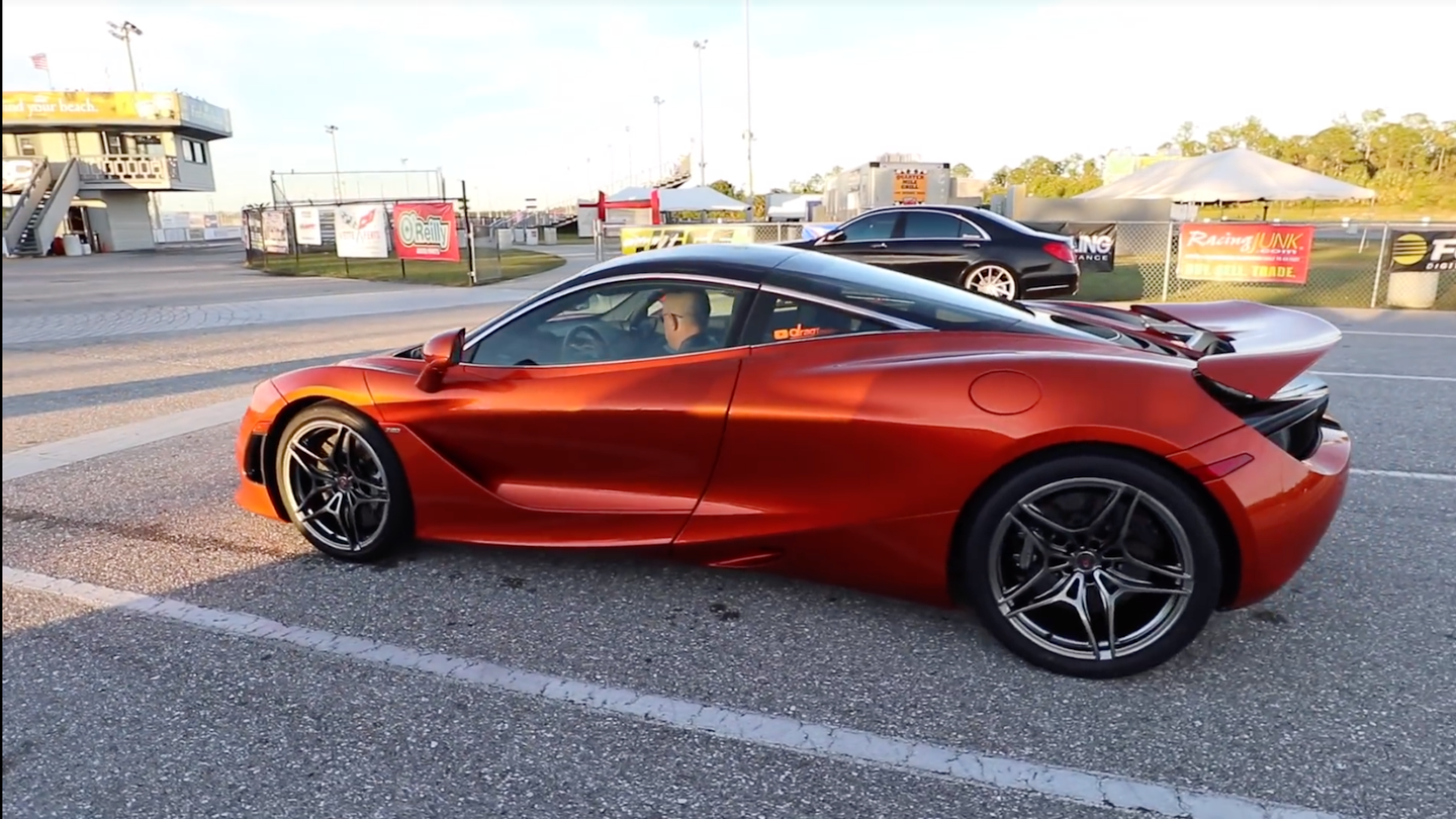 Watch a Stock McLaren 720S Hit 0-60 MPH in 2.3 Seconds With New Tires
