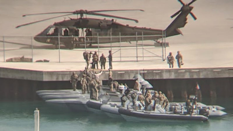 Commandos Ride Black Hawk Helo And Stealth Boats During Shadowy Exercise In Miami Port