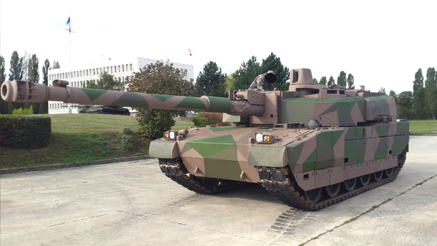 France Tests Huge 140mm Tank Gun As It Pushes Ahead With Germany On A New Tank Design