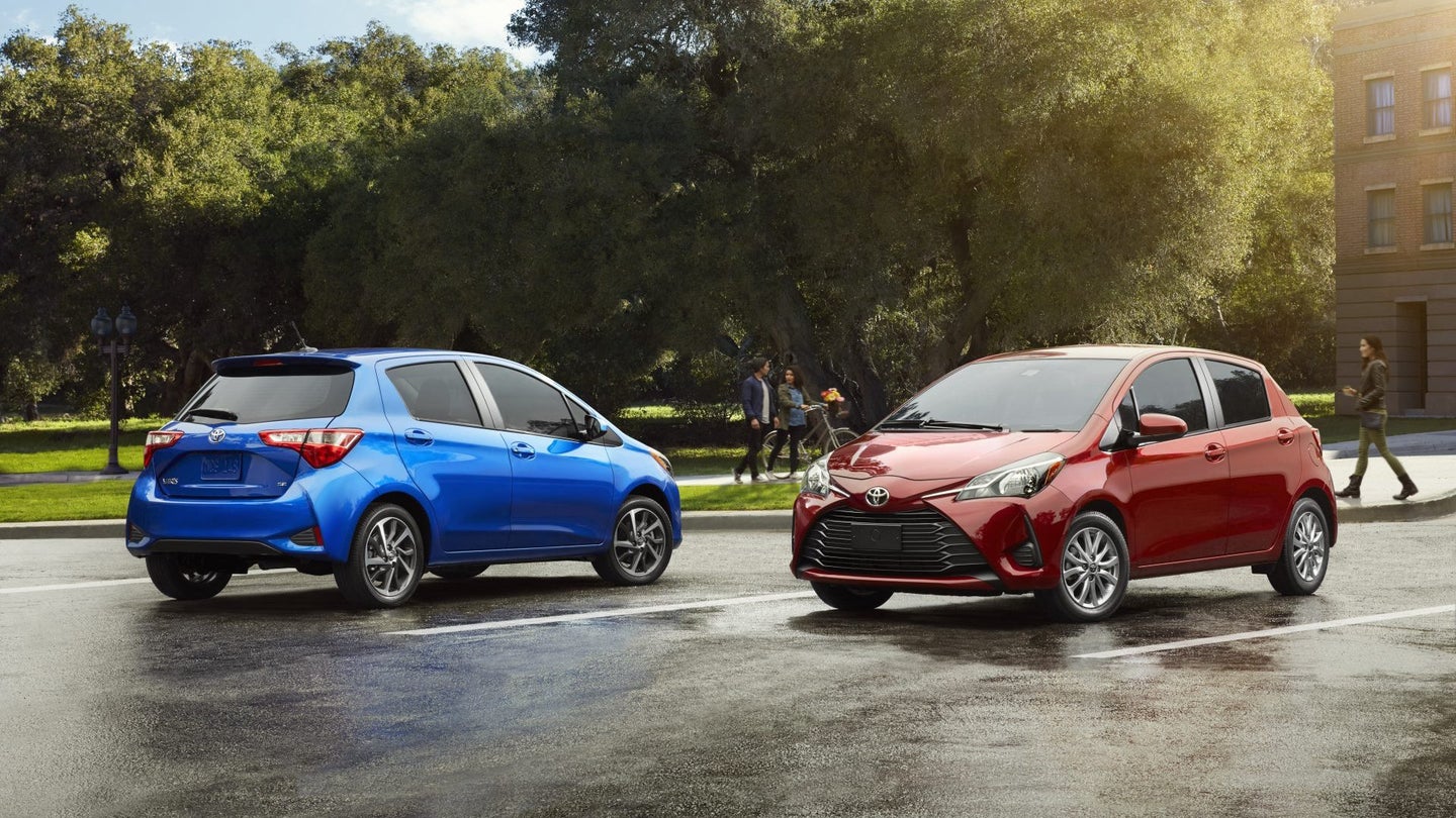Toyota Is Discontinuing the Cheap and Cheerful Yaris Hatchback for 2019