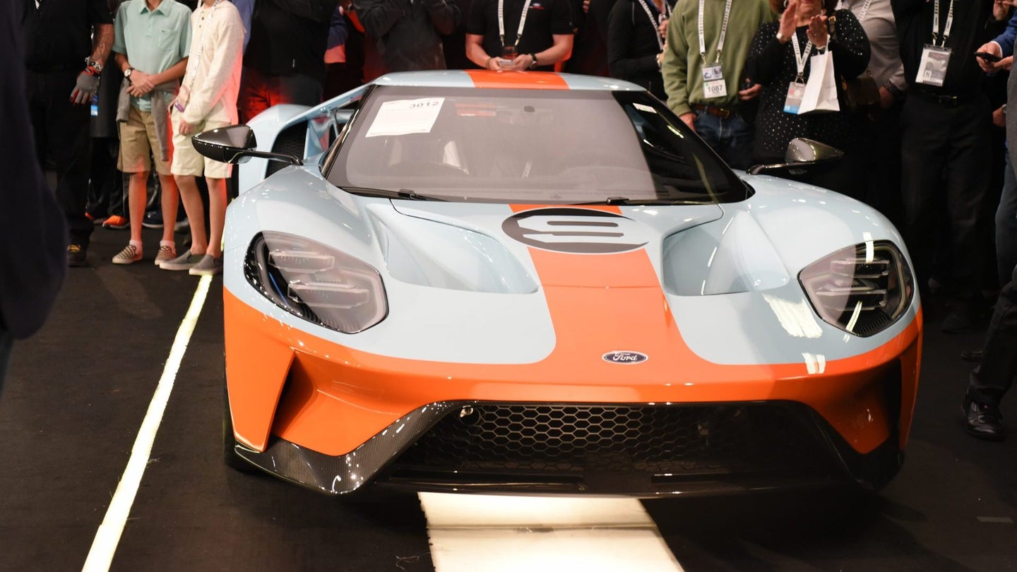First 2019 Ford GT Heritage Edition Auctions for Eye-Popping $2.5 Million