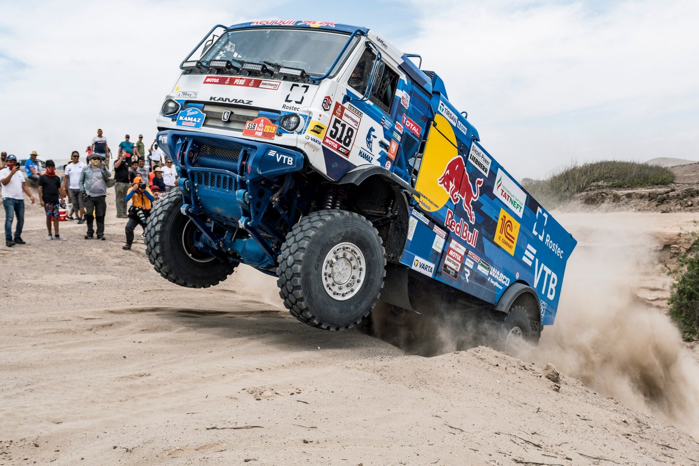Andrey Karginov (RUS) of Team KAMAZ-Master races during stage 03 of Rally Dakar 2019 from San Juan de Marcona to Arequipa, Peru on January 09, 2019