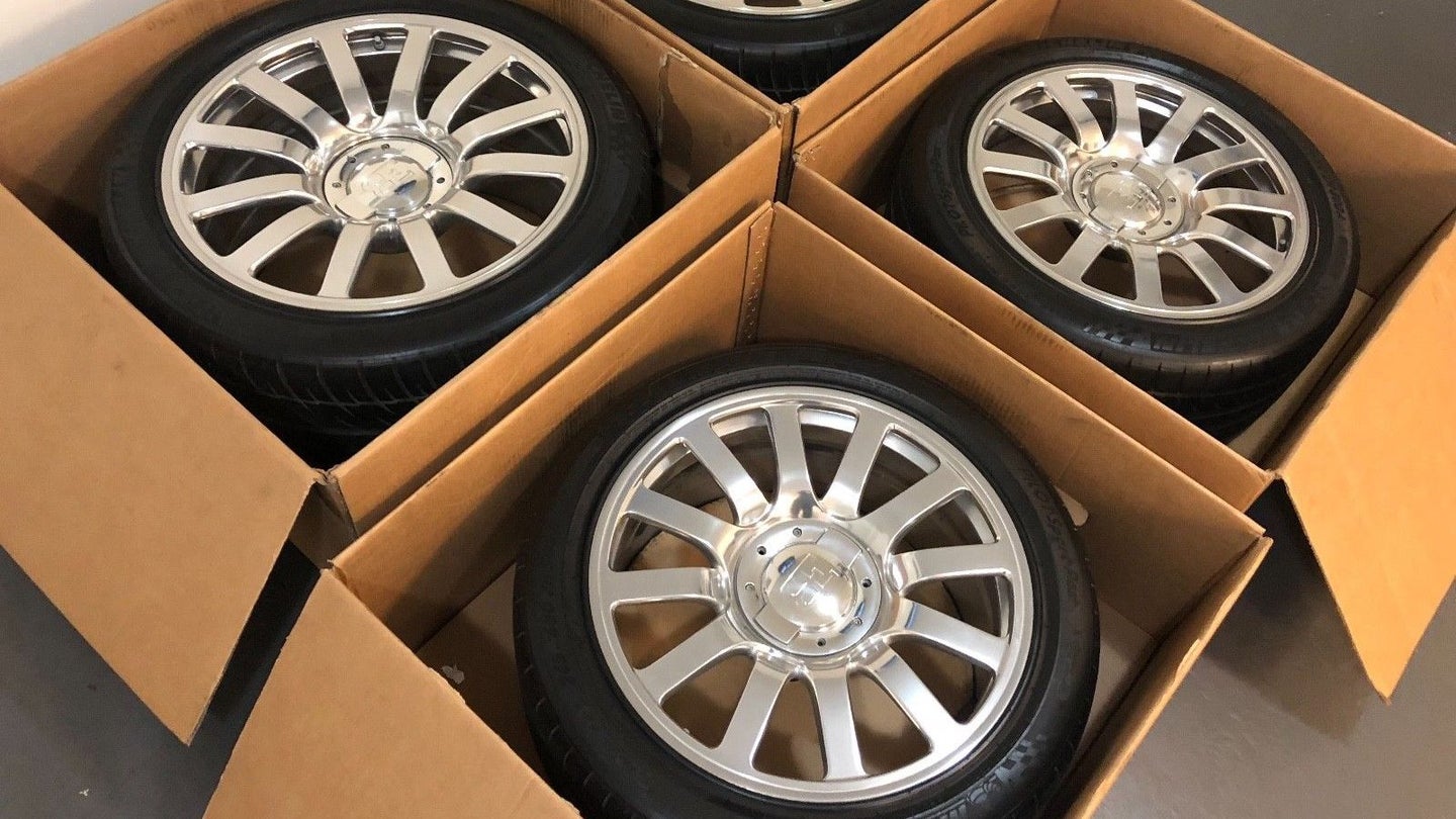 Set of ‘Discounted’ Bugatti Veyron Wheels and Tires Selling for $100,000 on eBay