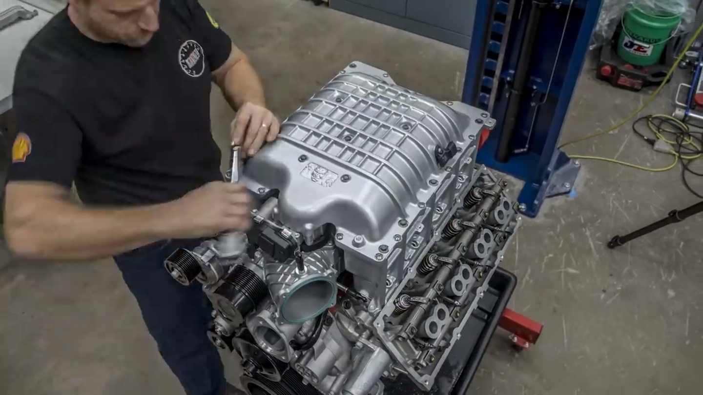 Watch a Mesmerizing Time-Lapse of a Dodge Demon Hemi V8 Being Built