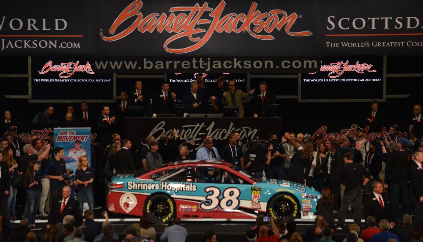 Sale of David Ragan&#8217;s NASCAR Racer Raises $300,000 for Shriners Hospitals
