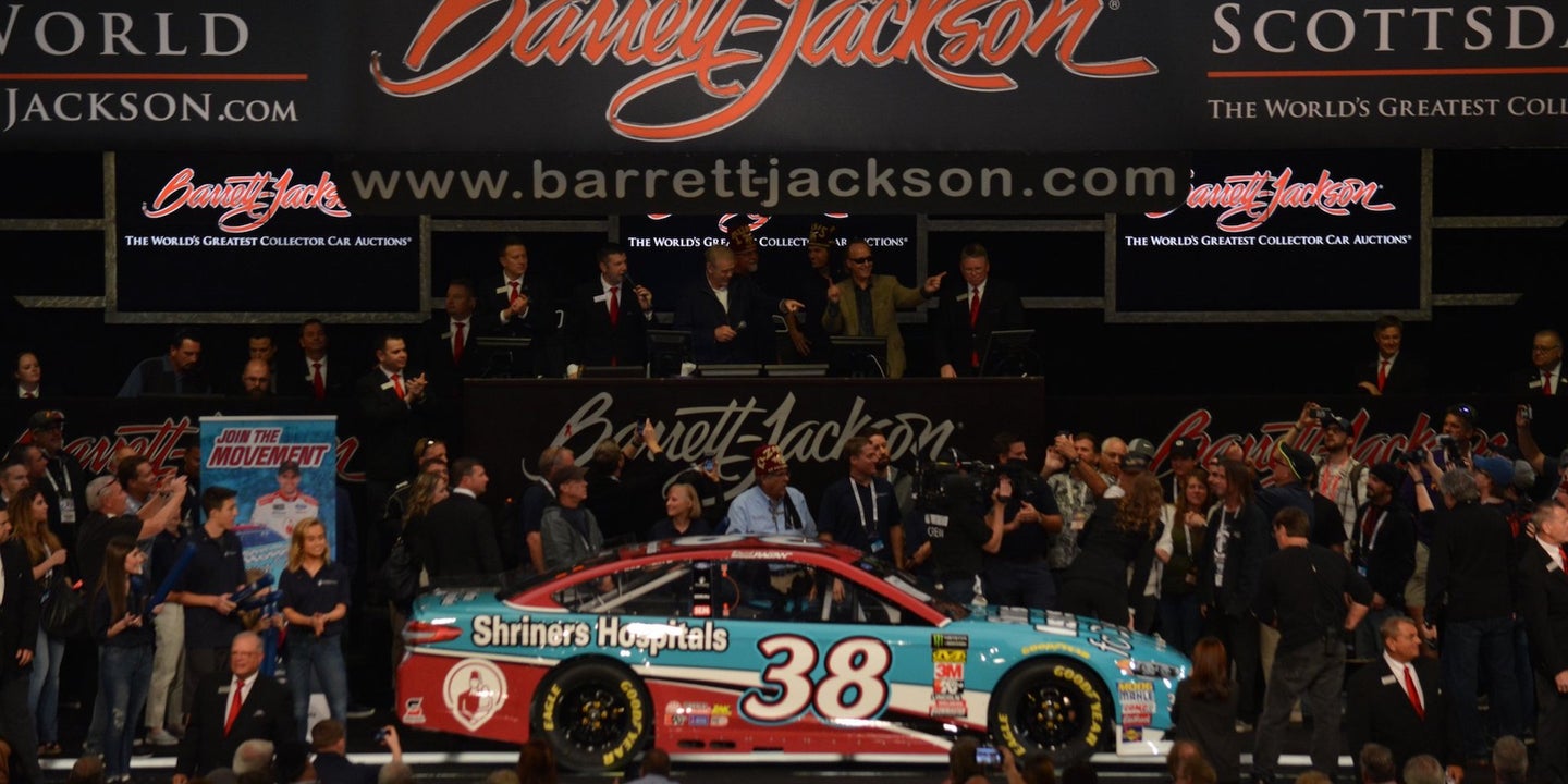Sale of David Ragan’s NASCAR Racer Raises $300,000 for Shriners Hospitals