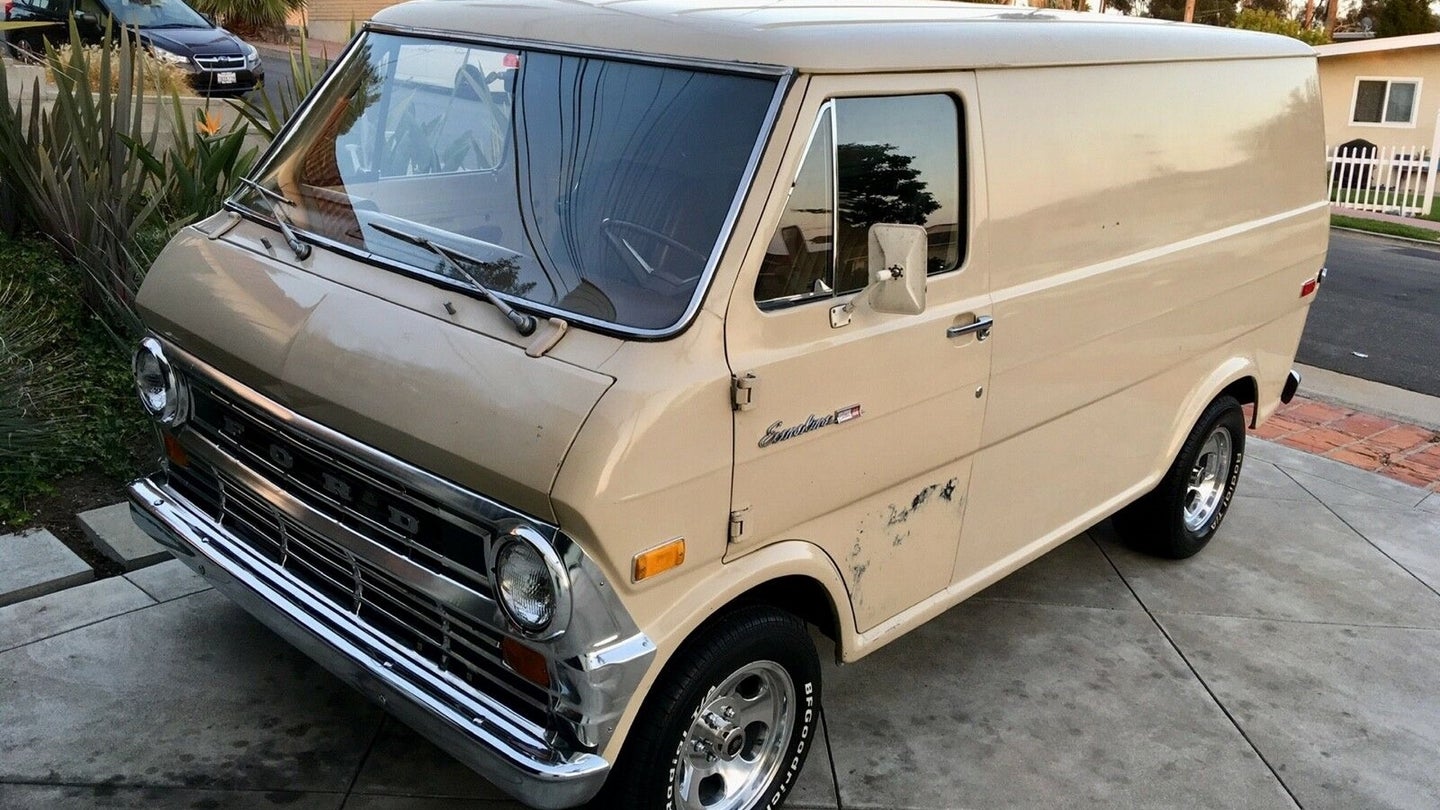 This Unassuming 1972 Ford Econoline for Sale Is Packing a Built 5.0L V8
